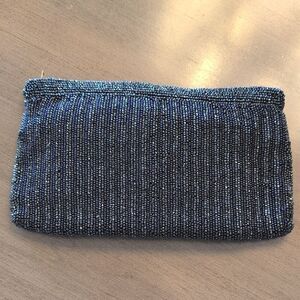 Elegant Rosenfeld Black Beaded Clutch Vintage